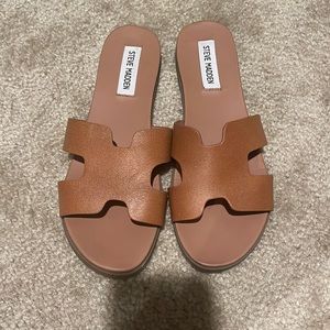 Steve Madden sandals wore 1 time  gently used